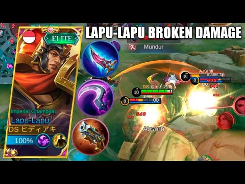 LAPU-LAPU FULL PENERATION BUILD IS BROKEN! ASSASSIN LAPU-LAPU EMBLEM | MLBB