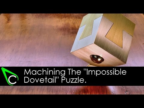 Machining The "Impossible Dovetail" Puzzle - 100,000 Subscribers Thank You Giveaway (Winner Drawn!)