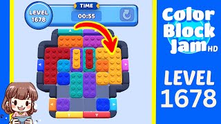 Soluzione del Livello 1678 di Color Block Jam