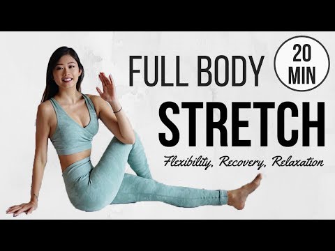 20 min Full Body Stretch for Flexibility, Reducing Bloating, Pain Relief & Recovery ◆ Emi ◆