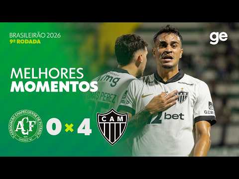 Gols e lances de Chapecoense x Atlético Mineiro