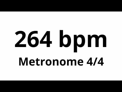 264 bpm tempo ' metronome ' 4/4