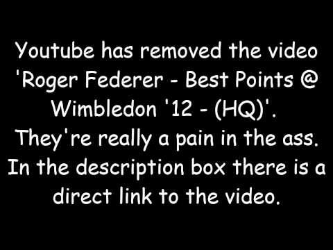 Roger Federer - Best Points @ Wimbledon '12 - (HQ)
