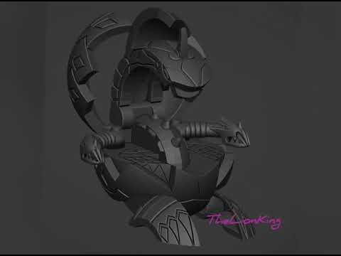 Bakugan Darkus Alpha Hydranoid 3D model
