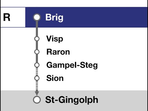 RegionAlps Ansagen/annonces » Regio Brig — St-Gingolph (Suisse) (2022) | SLBahnen