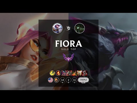 Fiora Top vs Warwick - NA Master Patch 12.16