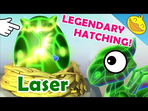 Legendary LASER DRAGON Breeding + Hatching! Red Scale Breeding BEGINS! - DML #975