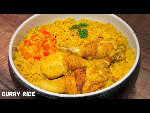 Easy Curry Rice Recipe | Recette de Riz au Curry