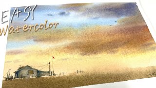 Easy Watercolor Landscape for Beginners: Mood & Atmosphere