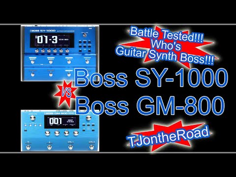 Battle Tested!!! Who's Guitar Synth Boss??? Boss SY-1000 vs Boss GM-800