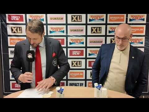 Presskonferens: Malmö Redhawks – Färjestad BK 6/1 -26