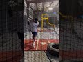 Niguel Jenkins hitting with Former Detroit Tigers Jared Reeves