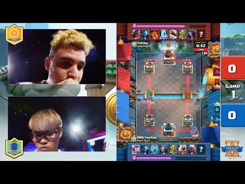 TMD Yao Yao VS Soking | Clash Royale King’s Cup 2017 - $200,000 Clash Royale Tournament - Day 2