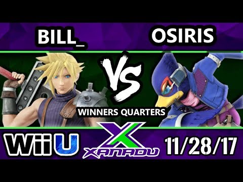 S@X 230 Smash 4 - Bill_ (Cloud) Vs. Osiris (Falco) - SSB4 Winners Quarters - Smash for Wii U.
