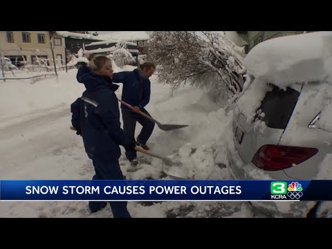 Snowstorm knocked out power for thousands in Truckee