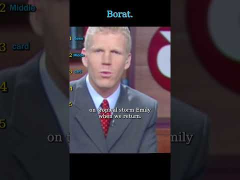 Borat (2006) | The Live Interview – One Invitation, One Real Newsroom, One Very Confused Anchor 📺🎙️😅