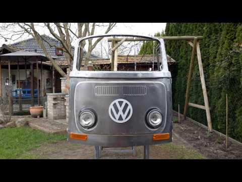 VW T2a Pritsche 1:2 Kinderauto mit Benzinmotor - Baufortschritt