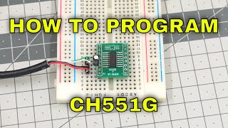 How To Program CH551G (Cheap uC From LCSCcom)