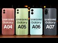 Samsung Galaxy A04 Vs Samsung Galaxy A05 Vs Samsung Galaxy A06 Vs Samsung Galaxy A07 Trakontech