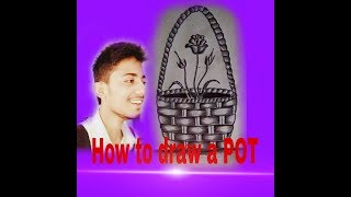preview picture of video 'How to draw a  Flower Basket'