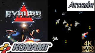 Gyruss Arcade ( Konami 1983 ) 4k Gameplay