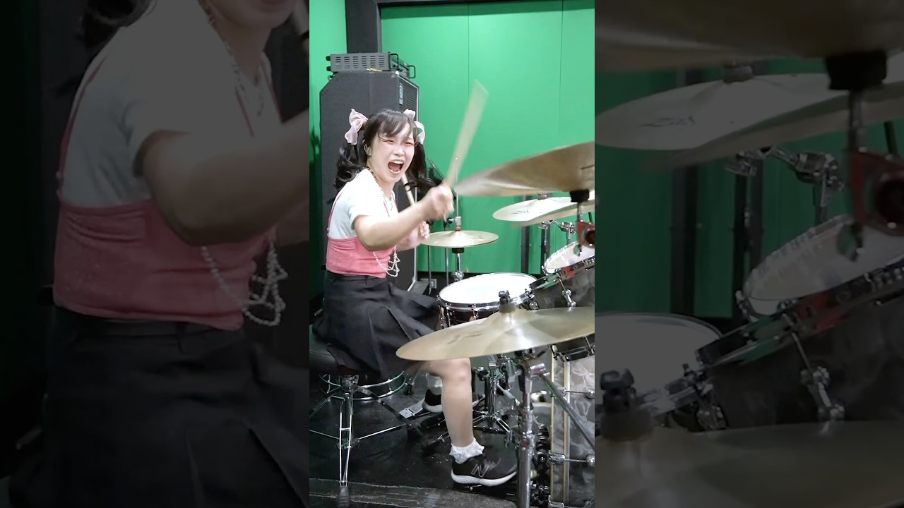 【 JUNNA 】Road of Resistance / BABYMETAL #drums  #DrumCover #Metal #DrumShorts #Shorts