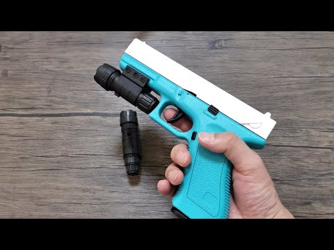Best Glock Automatic Shell Ejecting Toy Gun 2022 -  Blowback Blaster Pistol