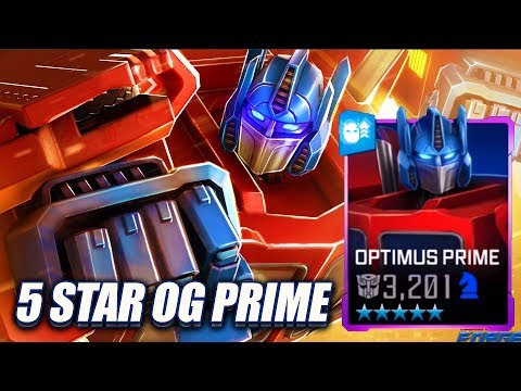 5 Star Optimus Prime Rank Up! - Transformers: Forged To Fight