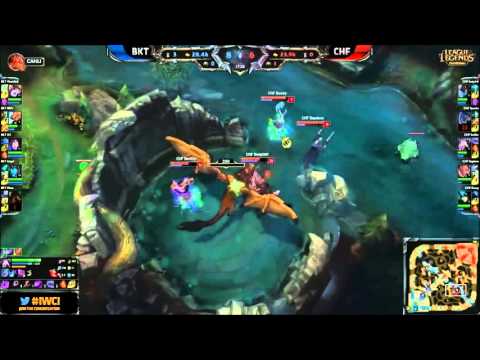 BKT G4 Ahri VS CHF Swiffer Kassadin   ÖZET IWCI Grup Aşaması