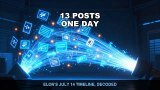 Elon Musk Posted 13 Times on July 14th — Grok 'Won' by 0.008