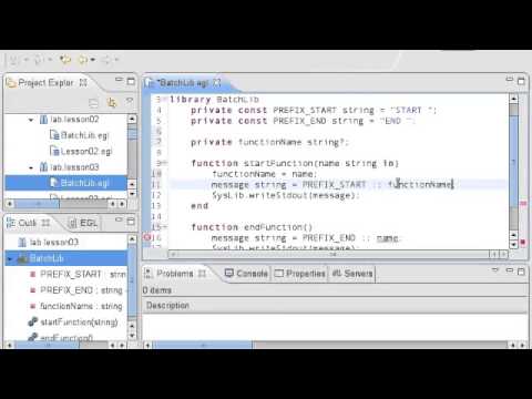 Essential Egl Batch Lesson 03 Library Variable
