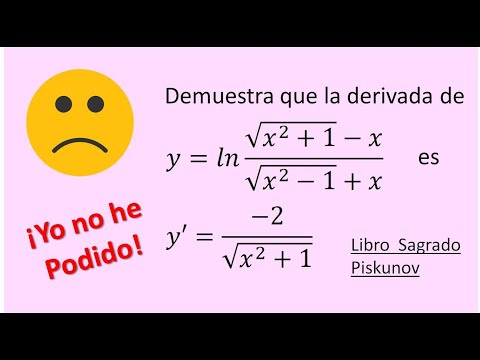 DERIVADA DE UN LOGARITMO (muy difícil)