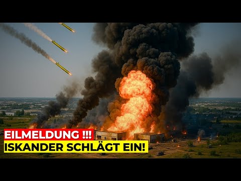 ENTHÜLLT! Iskander Rakete TRIFFT Ukrainischer Stützpunkt In Sumy!  Sekunden Der Zerstörung!