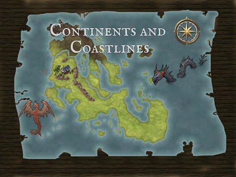 Inkarnate Mapping EP #1 - Continents and Coastlines