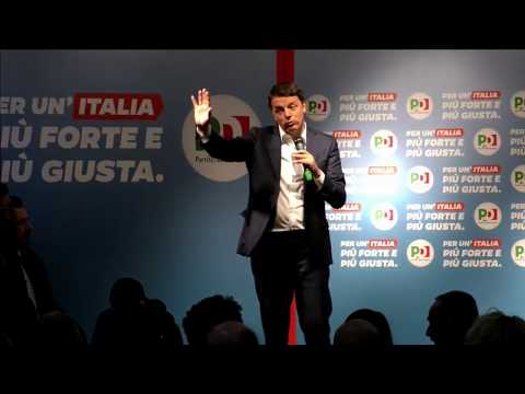 Matteo Renzi a Siena