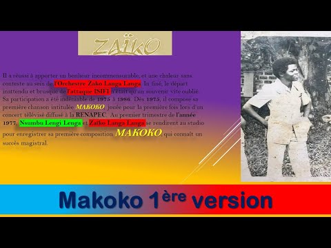 Makoko 1ère version Une Des Plus Belles Poésies de Nsumbu Lengi Lenga & Orchestre Zaïko Langa Langa