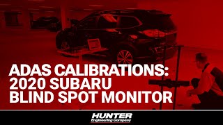 ADAS calibrations: 2020 Subaru blind spot monitor