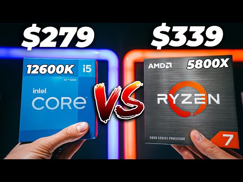 16-Thread CPUs ➡ i5 12600k DDR4/5 vs Ryzen 7 5800x - AMD is in BIG TROUBLE! #creators