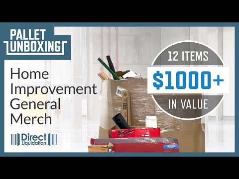 General Merchandise Pallet Unboxing: Over $1000 in Value from a $150 Pallet