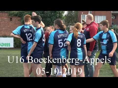 Korfbal U16  Boeckenberg-Appels 05-10-2019