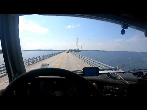 Kratke a rychle kolecko do Green Bay pres lesy v Ontariu