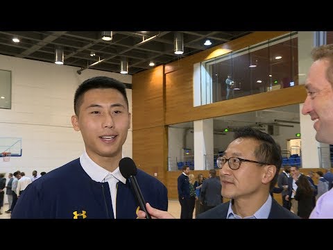 2018 Pac-12 China Game: Cal's James Zhao, Alibaba's Joe Tsai talk about using sports to learn...