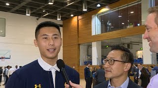 2018 Pac-12 China Game: Cal's James Zhao, Alibaba's Joe Tsai talk about using sports to learn... video