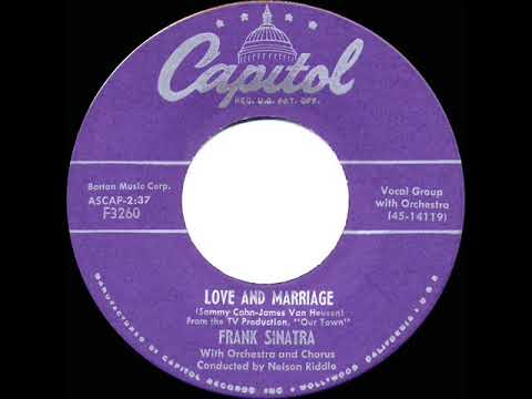 1955 HITS ARCHIVE: Love And Marriage - Frank Sinatra ( ‘Married With Children’ theme)