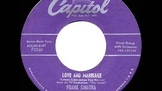 1955 HITS ARCHIVE: Love And Marriage - Frank Sinatra ( ‘Married With Children’ theme)