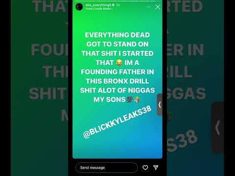 Sha ek says he’s the founding father of everything dead got to stand on that shii #shaek #drillscene