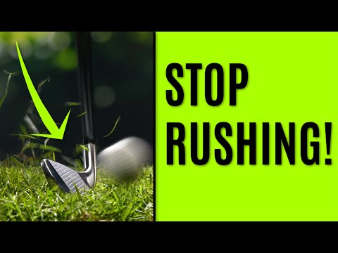 Part of a video titled GOLF: How To Find Your Perfect Golf Swing Tempo - YouTube