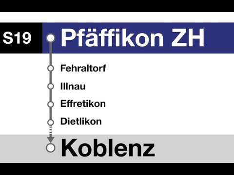 ZVV (SBB) Ansagen » S19 Pfäffikon ZH — Koblenz | SLBahnen