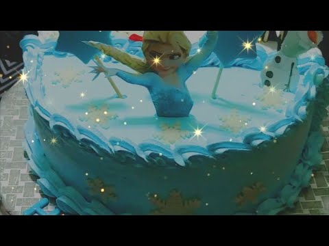 frozen theme cakes ideas ll frozen cakes ll Noori's studio