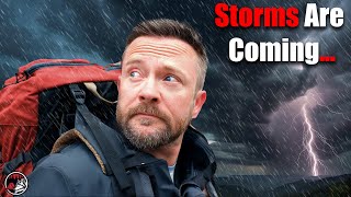 And Then The Storm Hit - Thunderstorm Camping in HEAVY RAIN